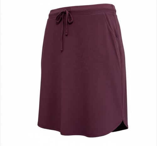 Drawstring Skirt *Plum* FINAL SALE