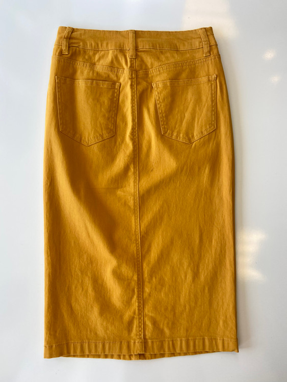 RE/DONE 70s Pocket Mini Skirt Yellow Womens Size 25 | eBay