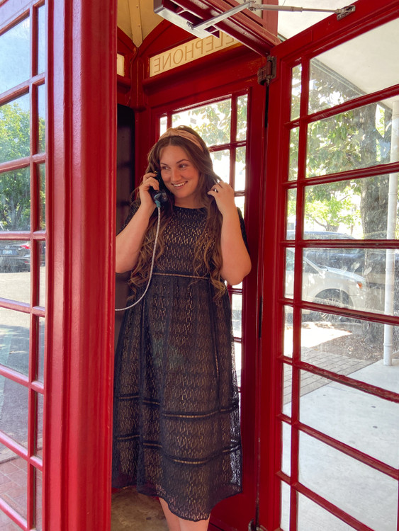 Tea Party Dress *Black* The Klassy Girl Boutique