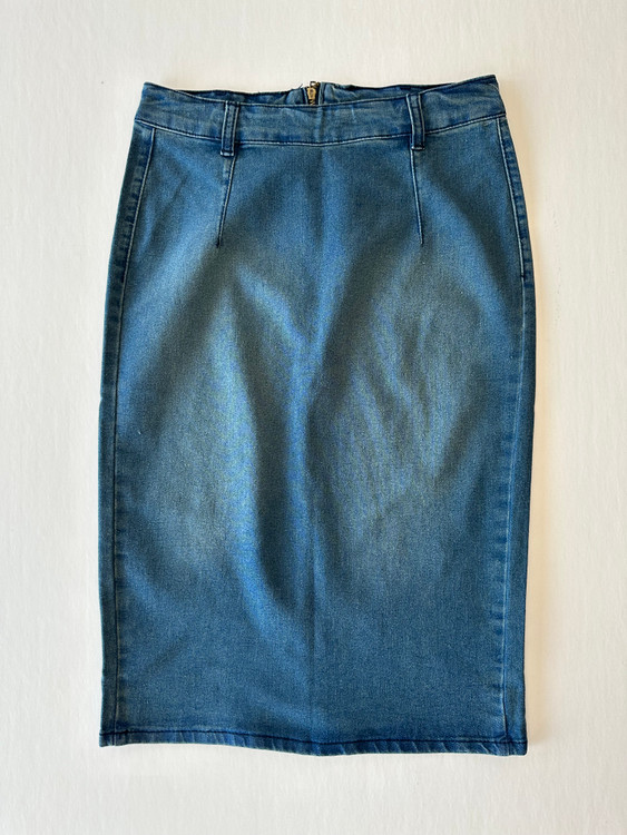 Taylor Denim Pencil Skirt *Vintage Wash*