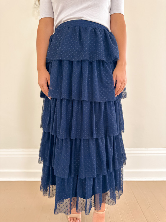 Talia Tulle Skirt *Navy* FINAL SALE - The Klassy Girl Boutique