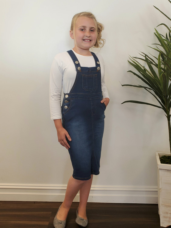 overall jumper skirt