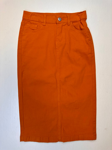 Colored Denim Skirt Yam The Klassy Girl Boutique