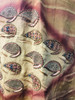  MYRA Bell Sleeve Silk Wrap Kimono Dress in Earthy Paisley (One Size) 