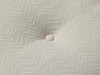 OTTOMAN Round Boho Chic Canvas Floor Cushion Pillow Pouf in Cream Jacquard