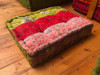 Indie Ella DRAGONFLY Bohemian Quilted Silk Meditation Cushion Pillow in Patchwork Patchwork R ONE OF A KIND