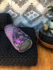 Indie Ella Baja BOLSTER Boho Chic Quilted Silk Back Cushion Cylinder Pillow in Gothic Moonrise