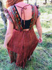 Indie Ella HELENA Bohemian Silk Plunge Neck Fair Maiden Maxi Dress in Trellis Garden