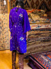 Indie Ella MYRA Bell Sleeve Silk Wrap Kimono Dress in Vibrant Purple  (One Size) 