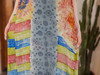 TAARA Silk Print Spaghetti Strap Maxi Dress in County Fair