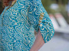 TALYNN Printed Silk Blouse in Paisley Swirl (sm/med)