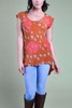 Indie Ella DEVON Silk Tunic Top in Rusted Leaf Med/ Lg