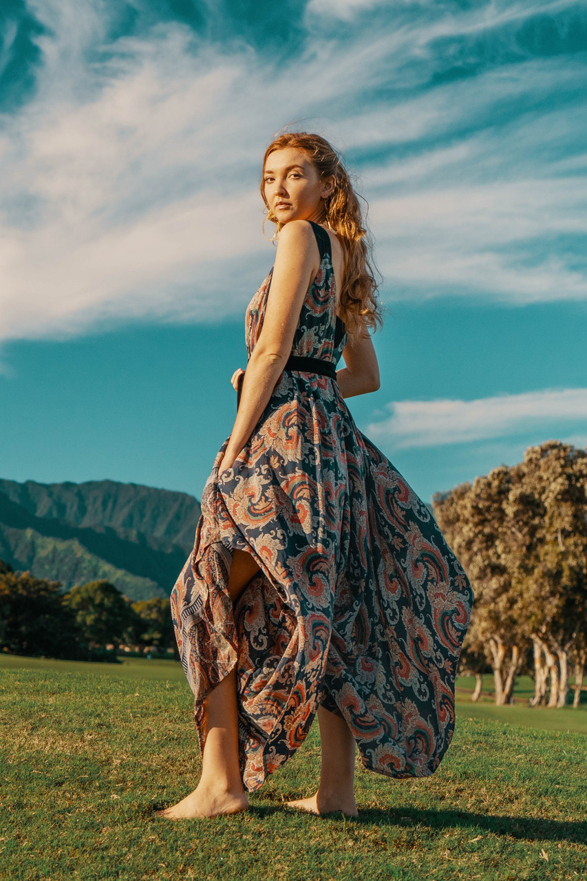 silk romper dress The Elisabeth Romper Dress