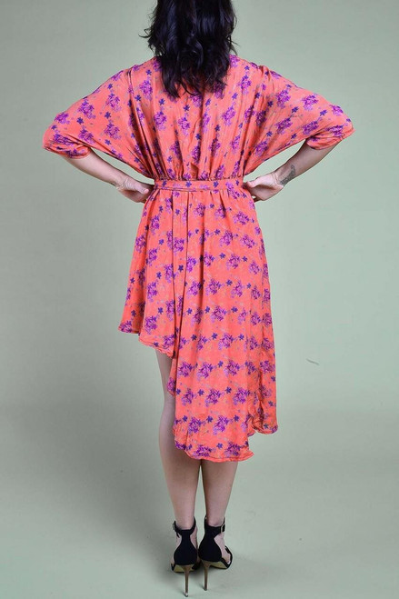 Indie Ella UMA Asymetrical Bohemian Chiffon Silk Dress in Blush One Size Indie Ella UMA Asymetrical Bohemian Chiffon Silk Dress in Blush One Size