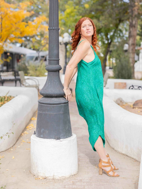 DIVA Boho Chic Double Layer Silk Reversible Romper Onesie Playsuit with pockets in Teal Turquoise  (S/M) DIVA Boho Chic Double Layer Silk Reversible Romper Onesie Playsuit with pockets in Teal Turquoise  (S/M)