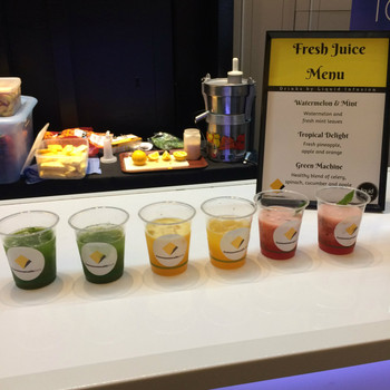 Juiced onsite so freshness is guaranteed and served in Bio Cups for environmental safety.