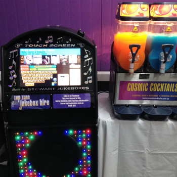 Touch Screen Jukebox with Karaoke and Slushies to keep the party going!