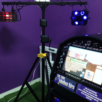 Adding Lights to your event will add atmosphere and movement.