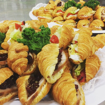 Great for Breakfast Meetings or Morning Tea these Croissants have multiple fillings.