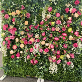 The Flower Wall of your dreams and the perfect photo backdrop.
