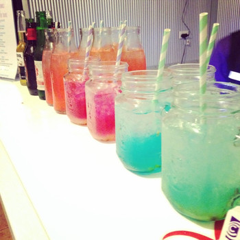 Colourful Cocktails look great especially with our paper straws.