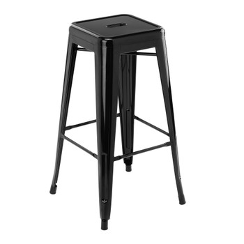 Simple black bar stools Simple black bar stools