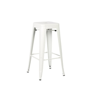 Classic White Tolix Bar Stool Classic White Tolix Bar Stool