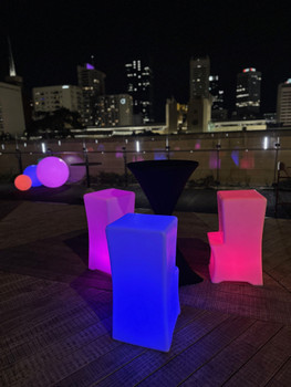 Mulitiple Illuminate Furniture items add a WOW factor to your event