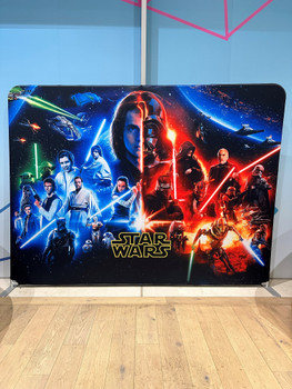 The Star Wars Banner for hire is 3 metres wide full of vibrance! The Star Wars Banner for hire is 3 metres wide full of vibrance!