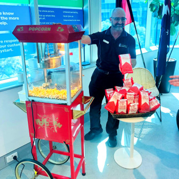 We provide the Staff member to pop and serve your guests