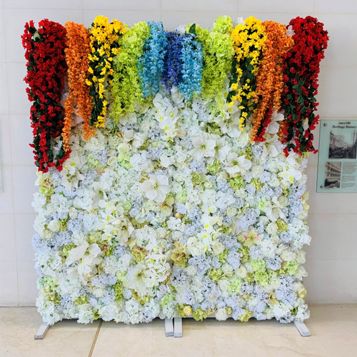 This White Flower Wall is an easy choice for any event. Great for photo opportunities or filling in empty space.