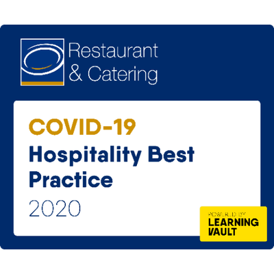 Restauant & Catering Covid-19 Hospitality Best Practices Badge