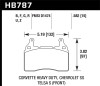 Hawk 15-17 Chevy Corvette Z06 HPS 5.0 Front Brake Pads - HB787B.582