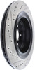 StopTech Power Slot Infiniti FX50 Q50 Q60 Q70 M37 M56 AKEBONO Sport Slotted Drilled Rear Left Rotor