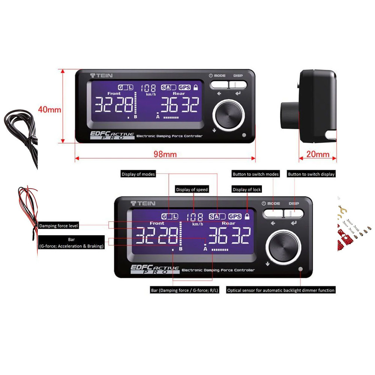 パーツ TEIN   EDFC   ACTIVE  PRO Tein EDFC ACTIVE PRO Controller Kit