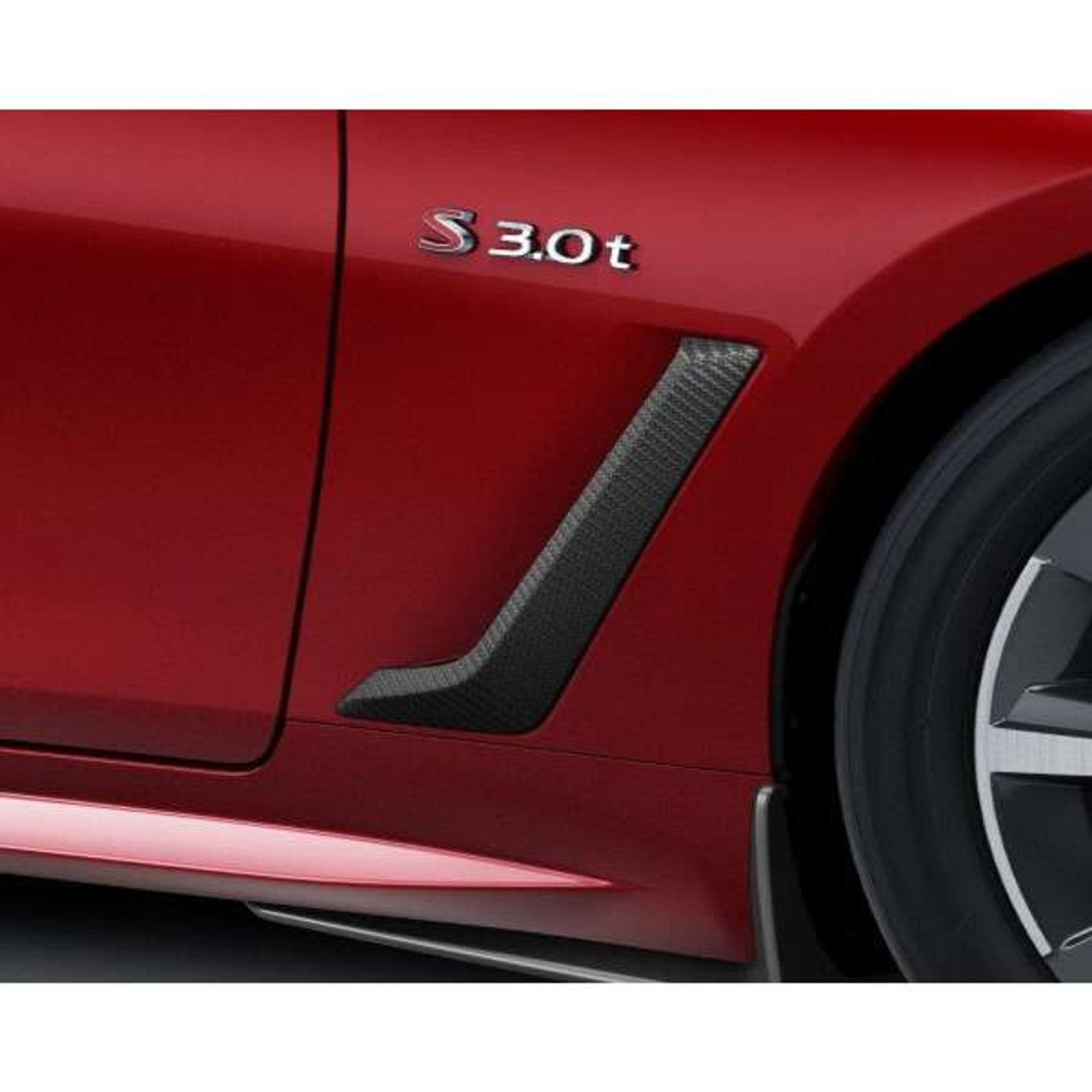 2017 Q60 Coupe OEM Carbon Fiber Fender Vents