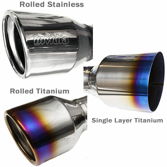 Invidia Gemini Exhaust 08+ G37 Coupe Single Layer Titanium Tip