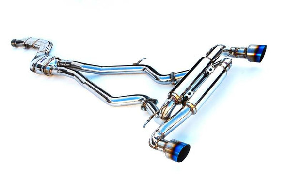 Invidia 19-24 Supra Gemini N1 w/ Valve Single Layer Titanium Cat-Back - HS19TSP4VGM1GT Photo - Primary