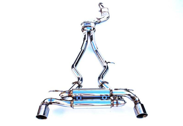 Invidia 19-24 Supra Gemini w/ Valve Rolled Stainles Steel Catback - HS19TSP4VGM1RS Photo - Primary