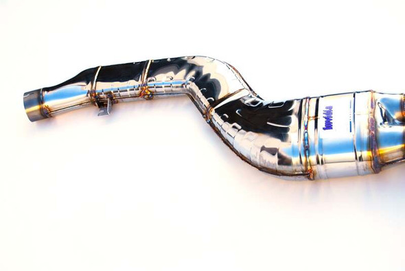 Invidia 19-24 Supra Gemini w/ Valve Rolled Stainles Steel Catback - HS19TSP4VGM1RS Photo - Close Up