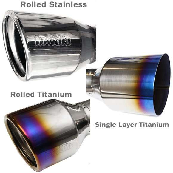 Invidia Gemini Exhaust 09+ 370z Rolled Titanium Tip - HS09N7ZGID