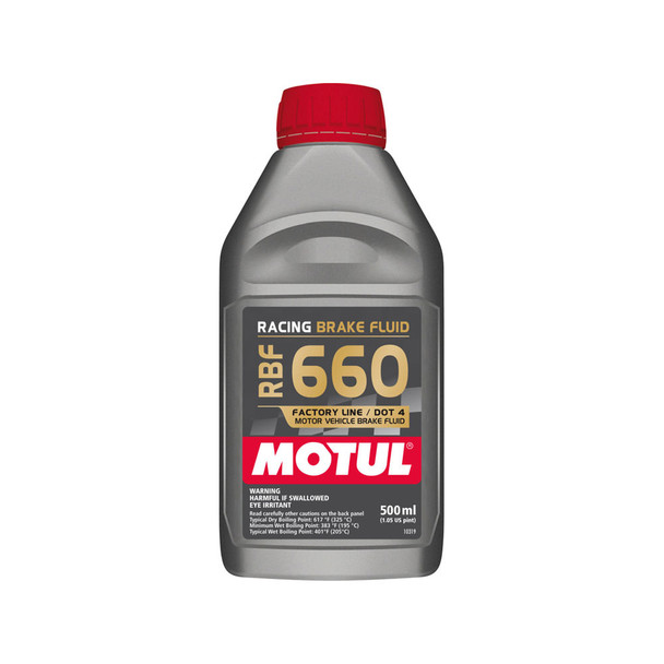 Motul 1/2L Brake Fluid RBF 660 - Racing DOT 4