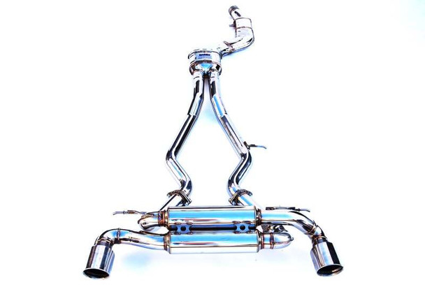 Invidia 19-24 Supra Gemini w/ Valve Rolled Stainles Steel Catback - HS19TSP4VGM1RS Photo - Primary