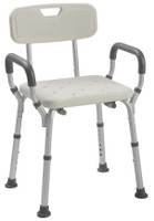 Max Mobility Delta Aluminium Shower Chair with Arms & Backrest