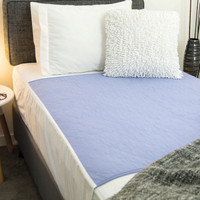 Conni Reusable Bed Pad with Tuck-ins - Mauve