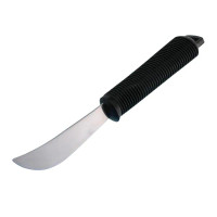 Stainless Steel Rocker Knife w/ Strap