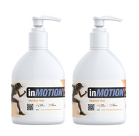 2 x InMotion Menthol Rub Cream 500ml