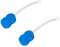 2 x Long Handled Shower Bath Sponge