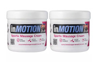 2 x inMotion Sports Massage Cream 400g