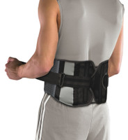 Mueller Adjust To Fit Back Brace has internal adjustment straps to target the compression for a custom fit